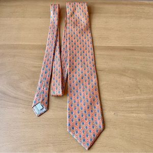 Men’s Vintage Bouby Sports Crane Sur Sierre Orange Necktie